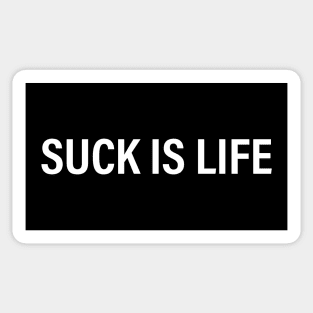 Funny 'SUCK IS LIFE' Australian humour Ned Kelly such is life Sticker
